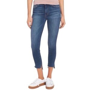 Current/Elliott The Stiletto Highwaist Skinny Jeans in Divina with Uneven Hem 28
